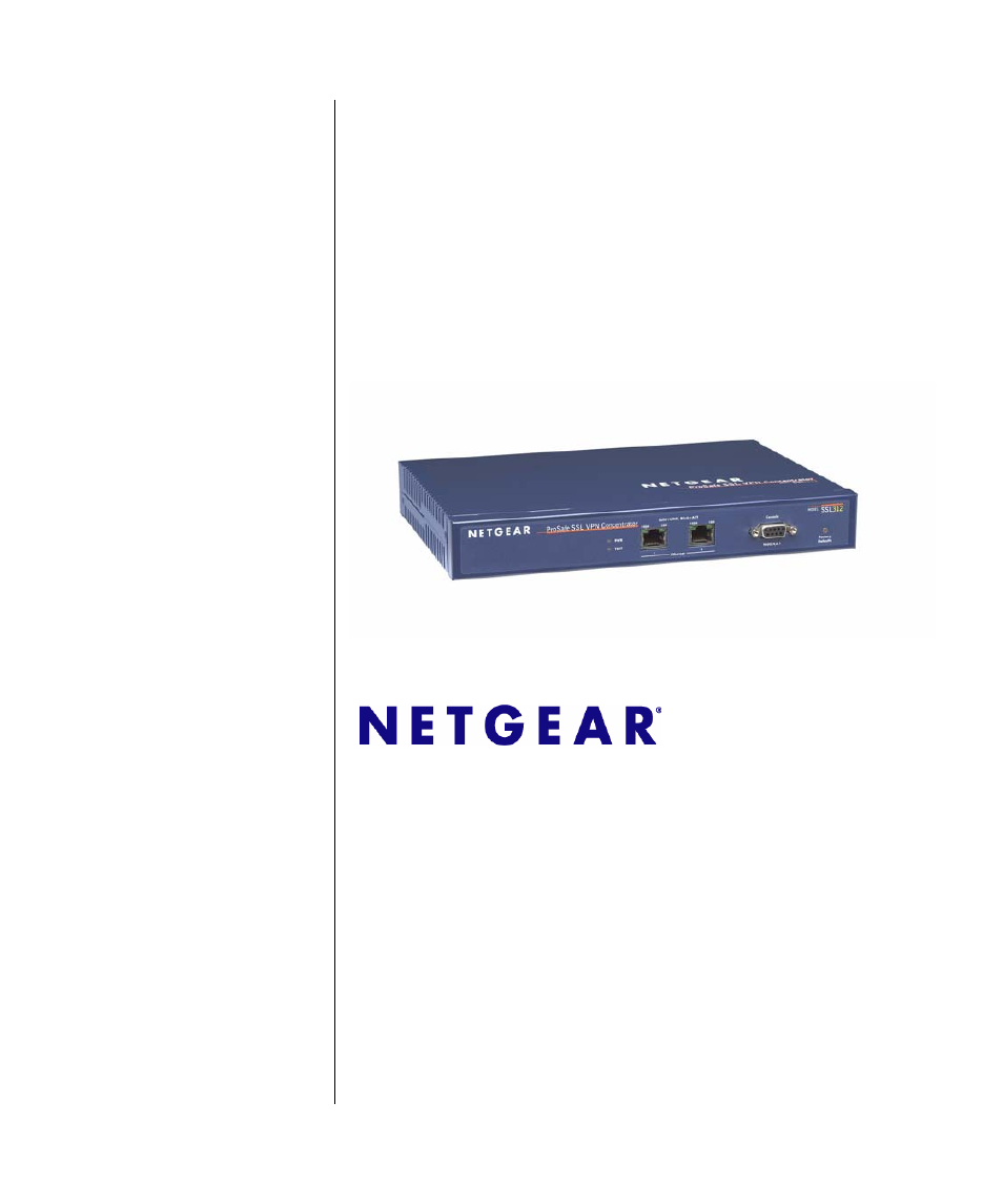 NETGEAR ProSafe SSL312 User Manual | 120 pages