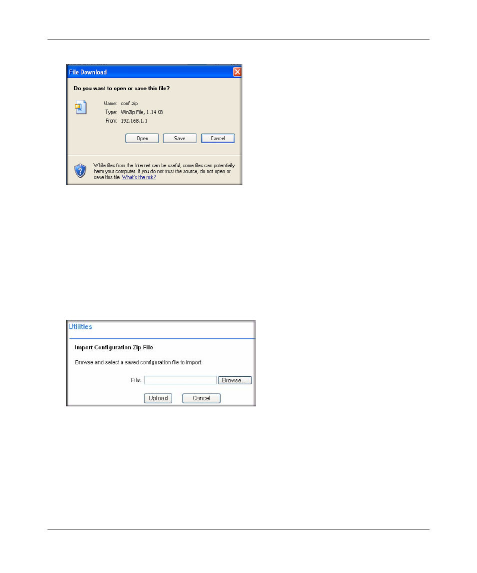 Importing a configuration file, Importing a configuration file -12 | NETGEAR ProSafe SSL312 User Manual | Page 100 / 120