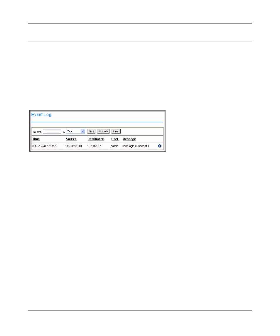 Event log, Event log -4 | NETGEAR ProSafe SSL312 User Manual | Page 106 / 120