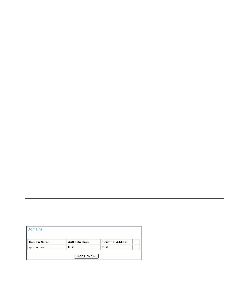 Chapter 3 authenticating users, Authentication domains, Authentication domains -1 | Chapter 3, “authenticating, Users | NETGEAR ProSafe SSL312 User Manual | Page 35 / 120