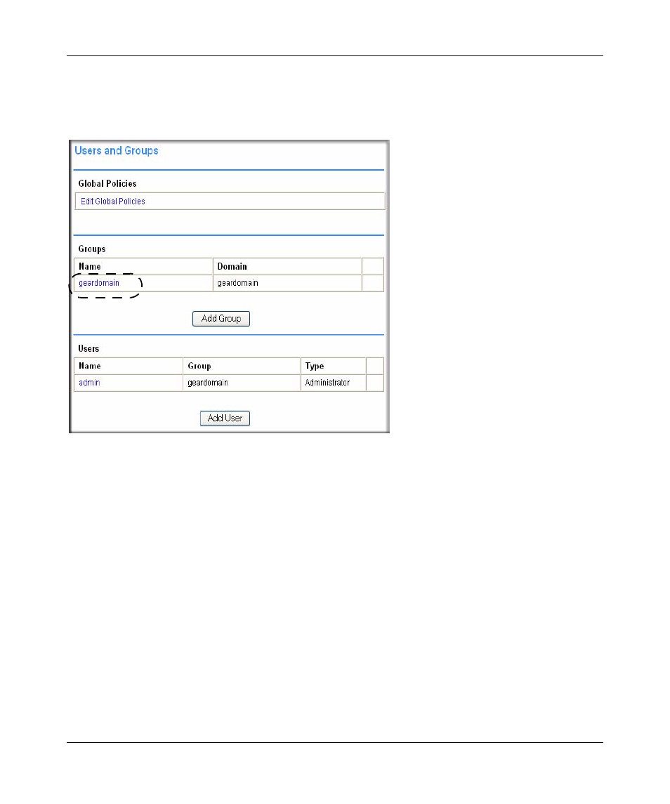 Adding a new group, Adding a new group -7 | NETGEAR ProSafe SSL312 User Manual | Page 53 / 120