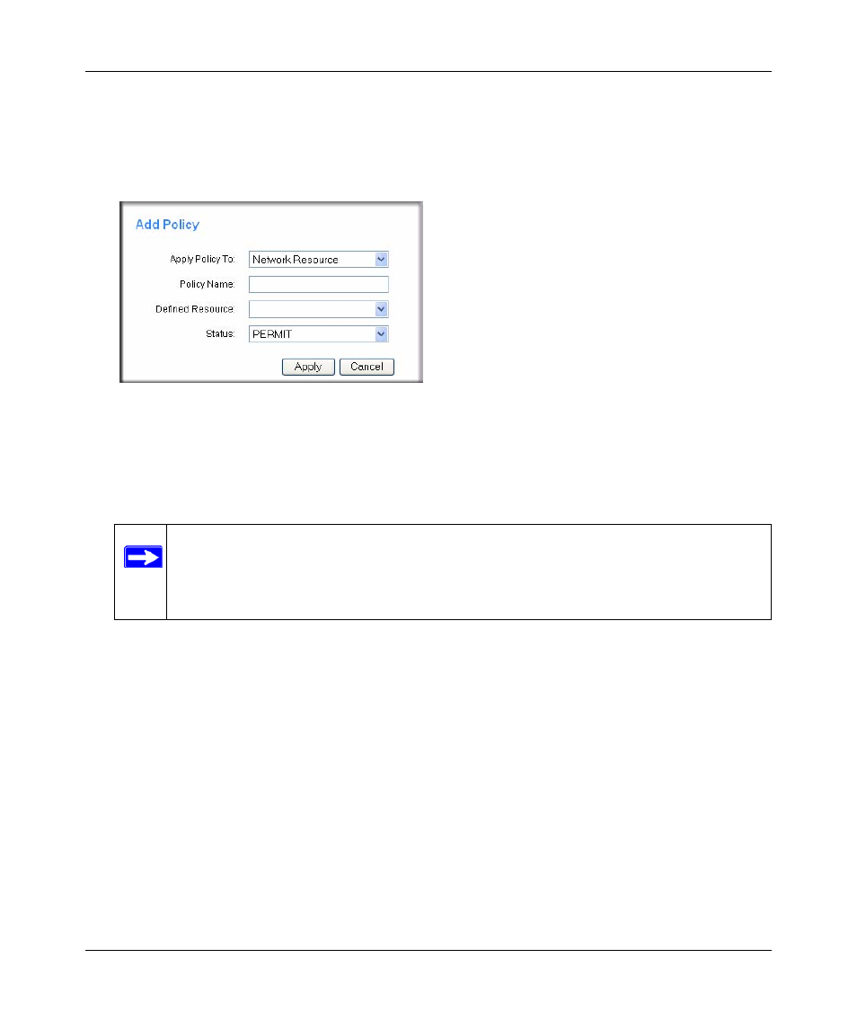 Defining and editing user policies, Defining and editing user policies -18 | NETGEAR ProSafe SSL312 User Manual | Page 64 / 120