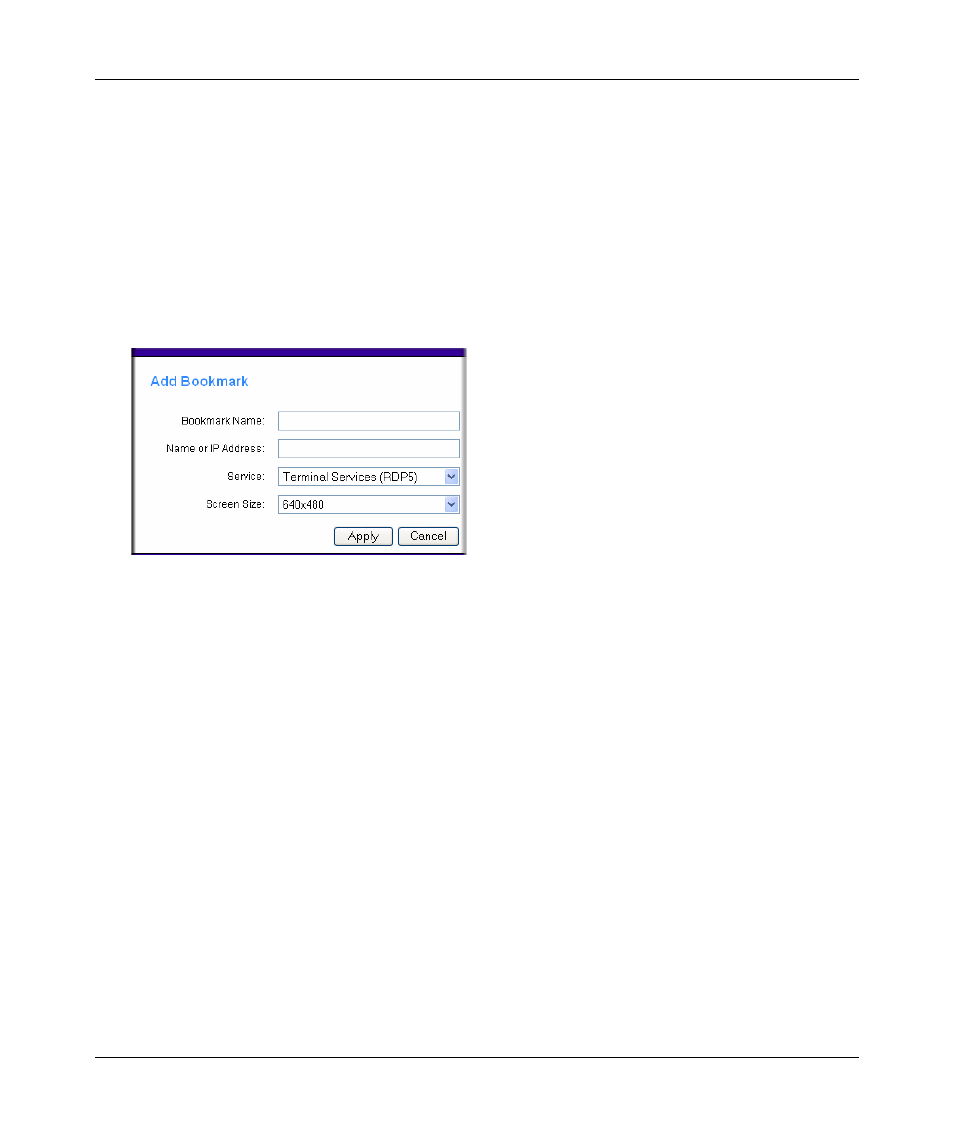 Defining and editing a user bookmarks, Defining and editing a user bookmarks -19 | NETGEAR ProSafe SSL312 User Manual | Page 65 / 120