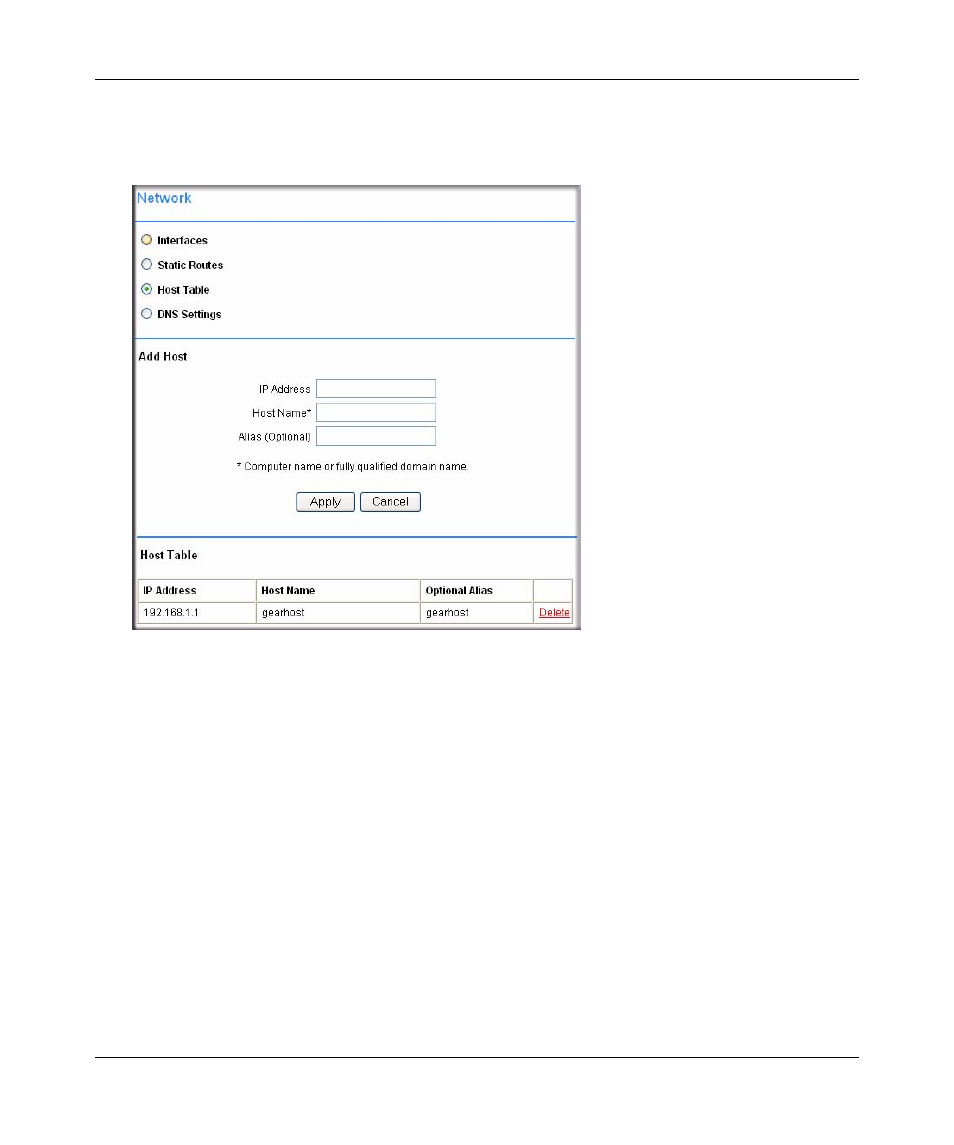 Configuring dns settings, Configuring dns settings -7 | NETGEAR ProSafe SSL312 User Manual | Page 95 / 120