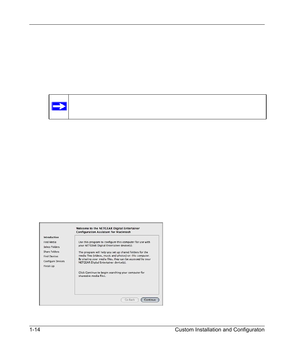 Using the configuration wizard with a mac, Using the configuration wizard with a mac -14 | NETGEAR EXPRESS EVA9100 User Manual | Page 22 / 95