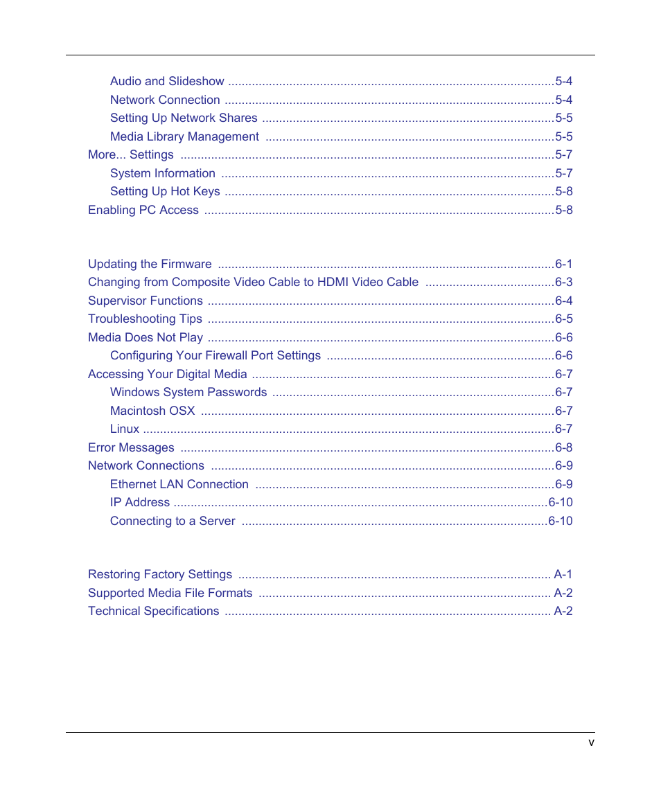 NETGEAR EXPRESS EVA9100 User Manual | Page 5 / 95