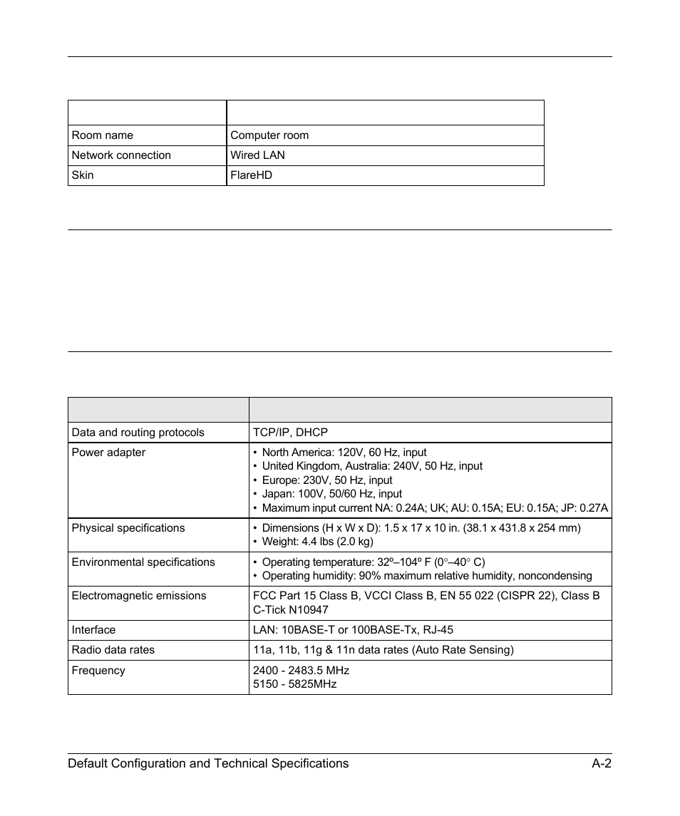 Supported media file formats, Technical specifications, For more information | NETGEAR EXPRESS EVA9100 User Manual | Page 84 / 95