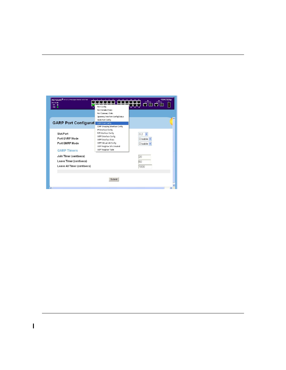 Port-specific popup menus, Port-specific popup menus -9 | NETGEAR 7300 Series User Manual | Page 45 / 364