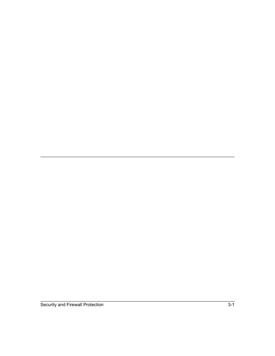 Chapter 3 security and firewall protection, Firewall settings, Chapter 3 | Security and firewall protection, Firewall settings -1, Chapter 3, “security and firewall protection, Describes how to configure the firewall | NETGEAR ADSL2+ Modem Router DM111PSPv2 User Manual | Page 37 / 88
