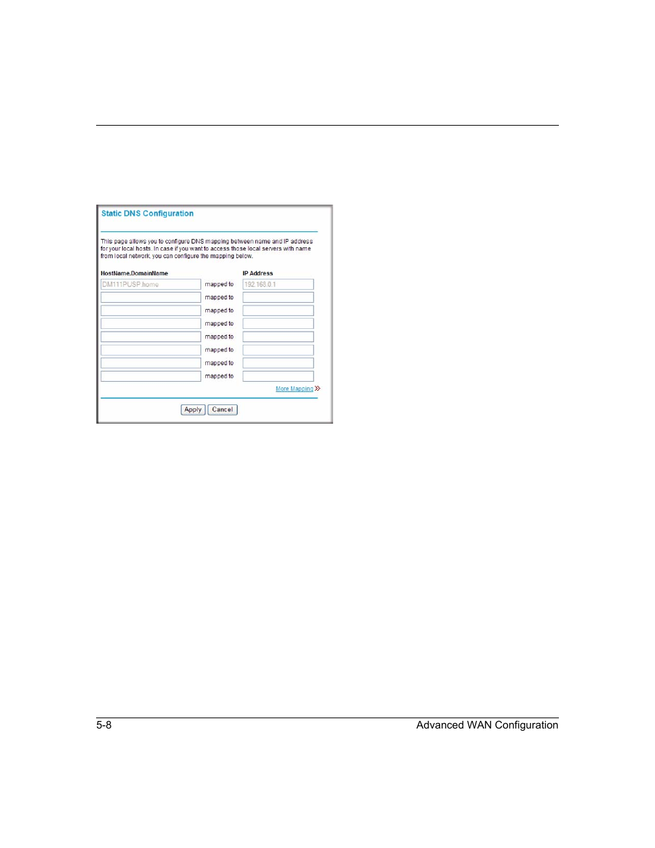 Static dns, Dynamic dns, Static dns -8 dynamic dns -8 | NETGEAR ADSL2+ Modem Router DM111PSPv2 User Manual | Page 66 / 88