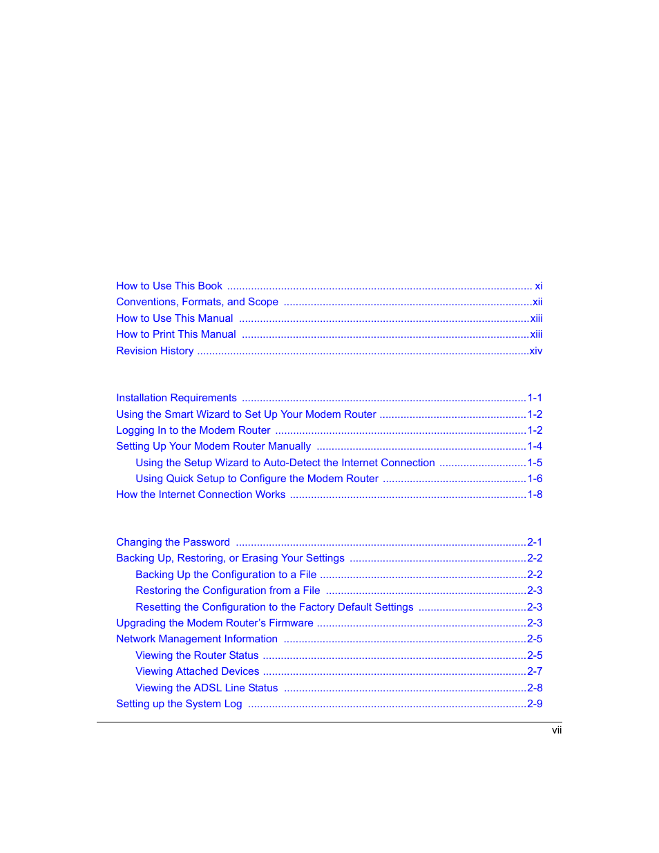 NETGEAR ADSL2+ Modem Router DM111PSPv2 User Manual | Page 7 / 88