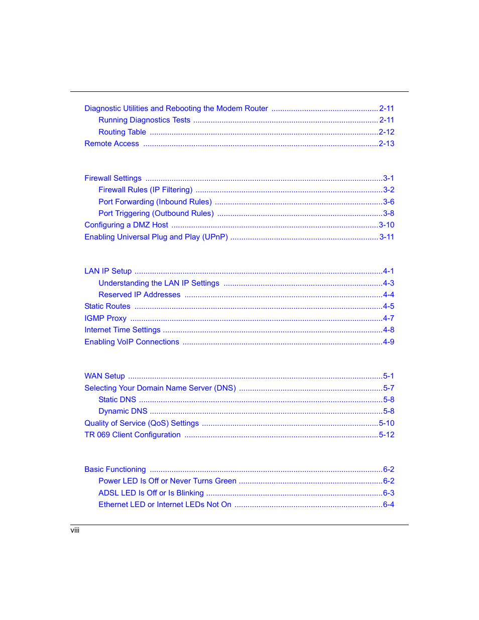 NETGEAR ADSL2+ Modem Router DM111PSPv2 User Manual | Page 8 / 88