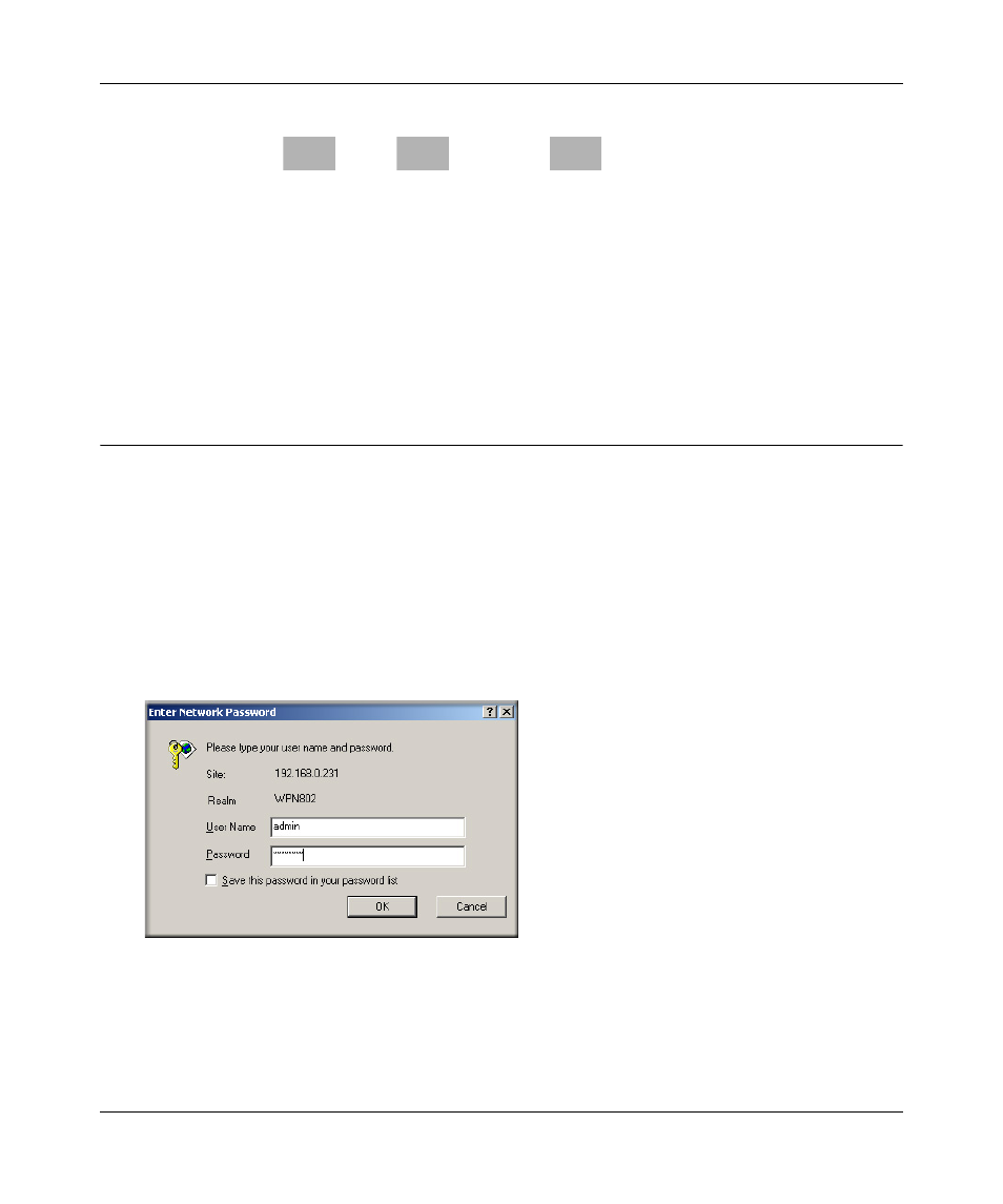 Figure 3-7: login window | NETGEAR WPN802 User Manual | Page 26 / 88