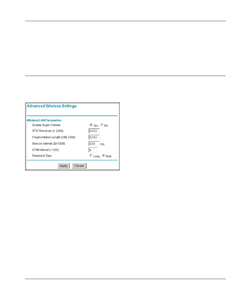 Configuring advanced wireless settings, Configuring advanced wireless settings -11 | NETGEAR WPN802 User Manual | Page 39 / 88