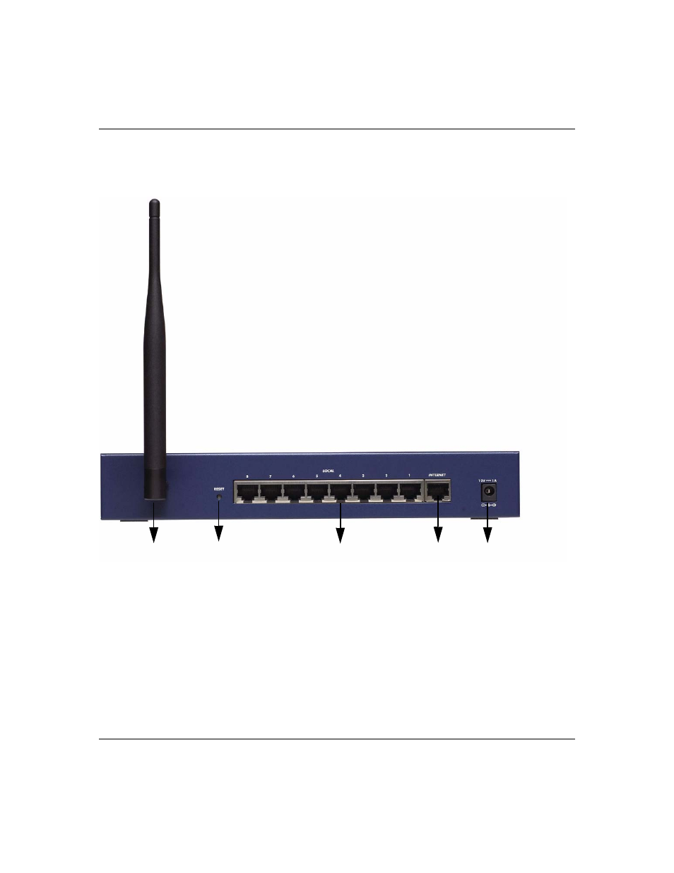 The fvg318 rear panel | NETGEAR PROSAFE FVG318 User Manual | Page 8 / 10