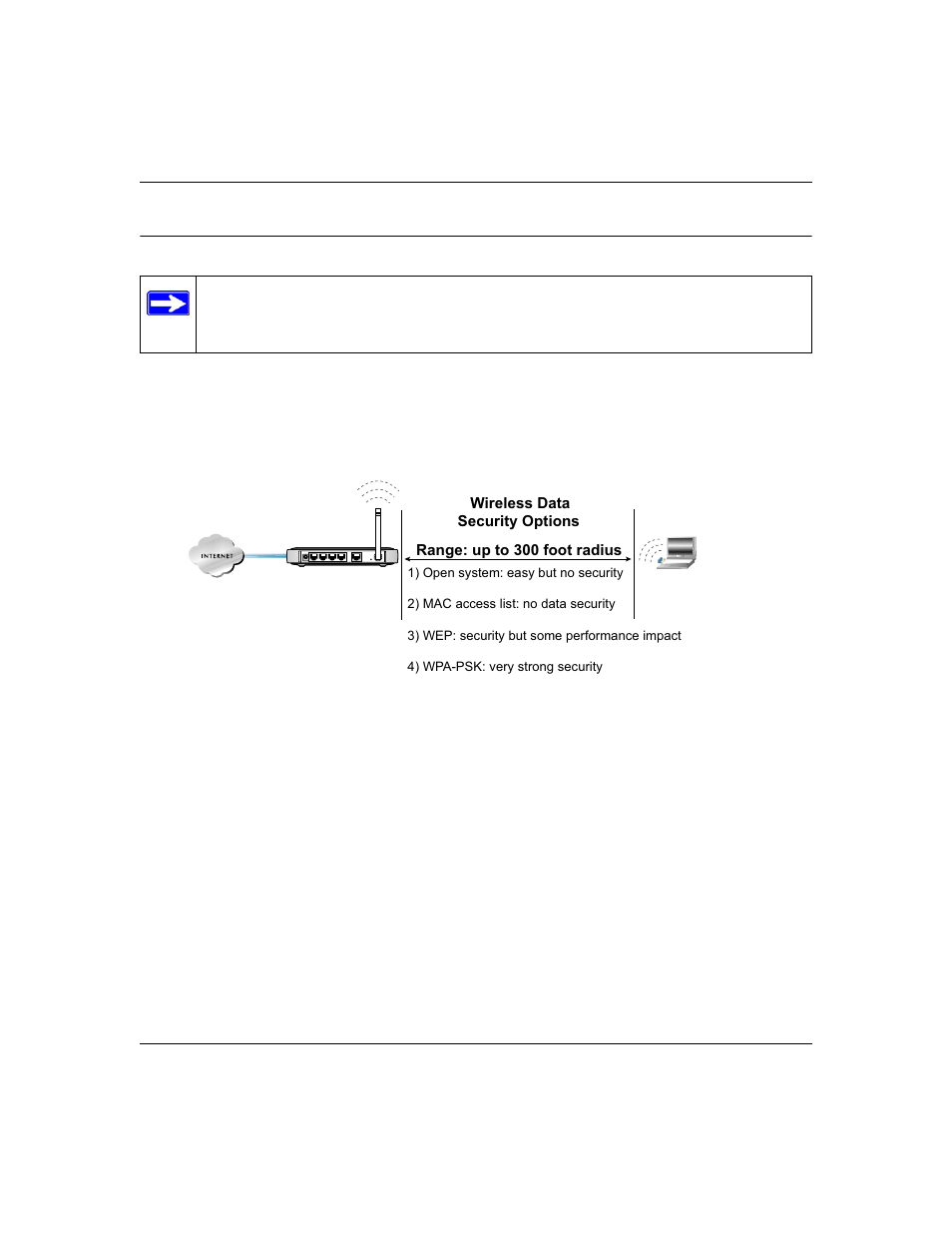 Implement appropriate wireless security, Implement appropriate wireless security -2, Implement appropriate | Wireless security, And configu, Instructions in | NETGEAR MR814 v3 User Manual | Page 42 / 162