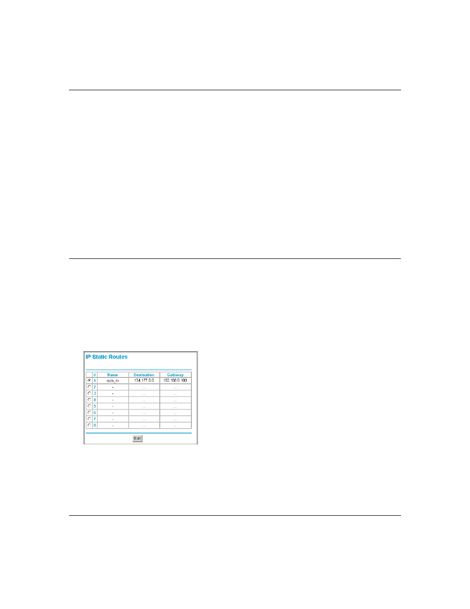 Configuring static routes, Configuring static routes -10 | NETGEAR MR814 v3 User Manual | Page 82 / 162