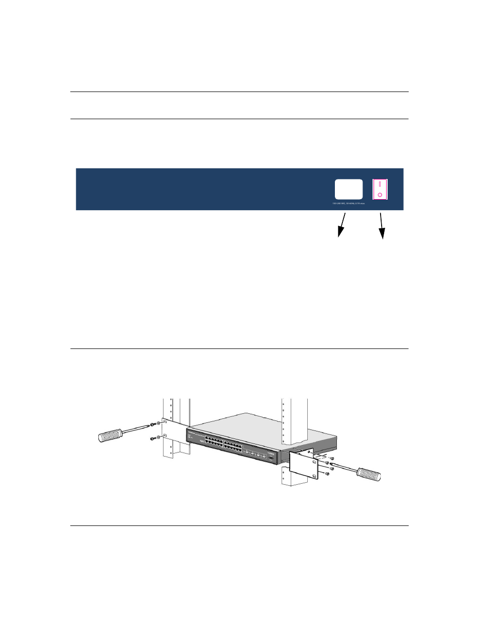 The router’s rear panel, Rack mounting the router, The router’s rear panel -3 | Rack mounting the router -3 | NETGEAR ProSafe FVX538 User Manual | Page 7 / 26