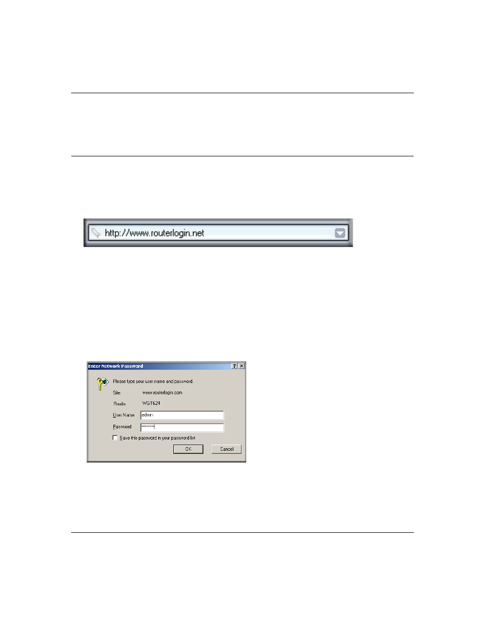 Logging into your router, Logging into your router -3 | NETGEAR 108 MBPS WIRELESS WGT624 V3 User Manual | Page 25 / 148
