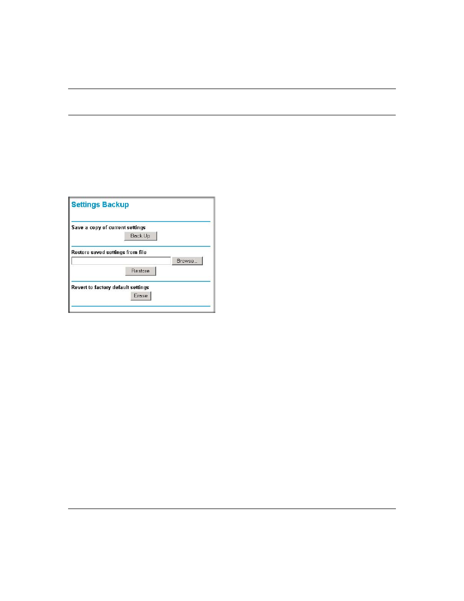 Configuration file management, Restoring and backing up the configuration, Configuration file management -7 | Restoring and backing up the configuration -7 | NETGEAR 108 MBPS WIRELESS WGT624 V3 User Manual | Page 49 / 148