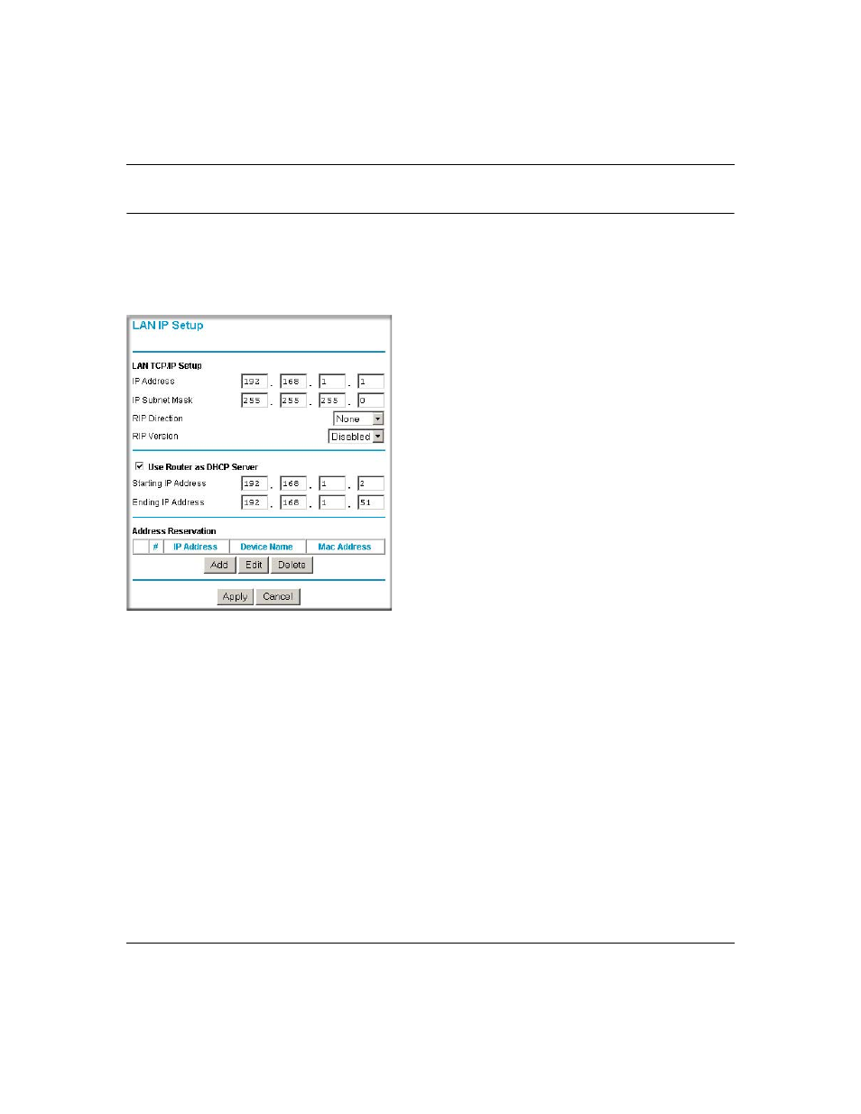 Using lan ip setup options, Using lan ip setup options -11 | NETGEAR 108 MBPS WIRELESS WGT624 V3 User Manual | Page 61 / 148