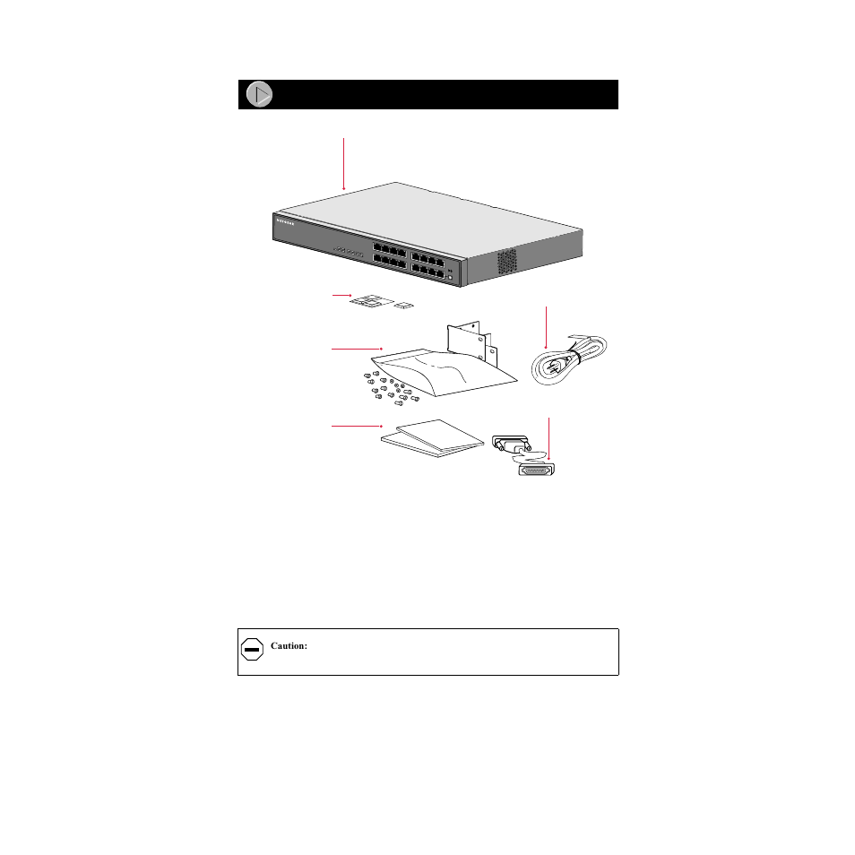 Package contents | NETGEAR DS508 User Manual | Page 3 / 16