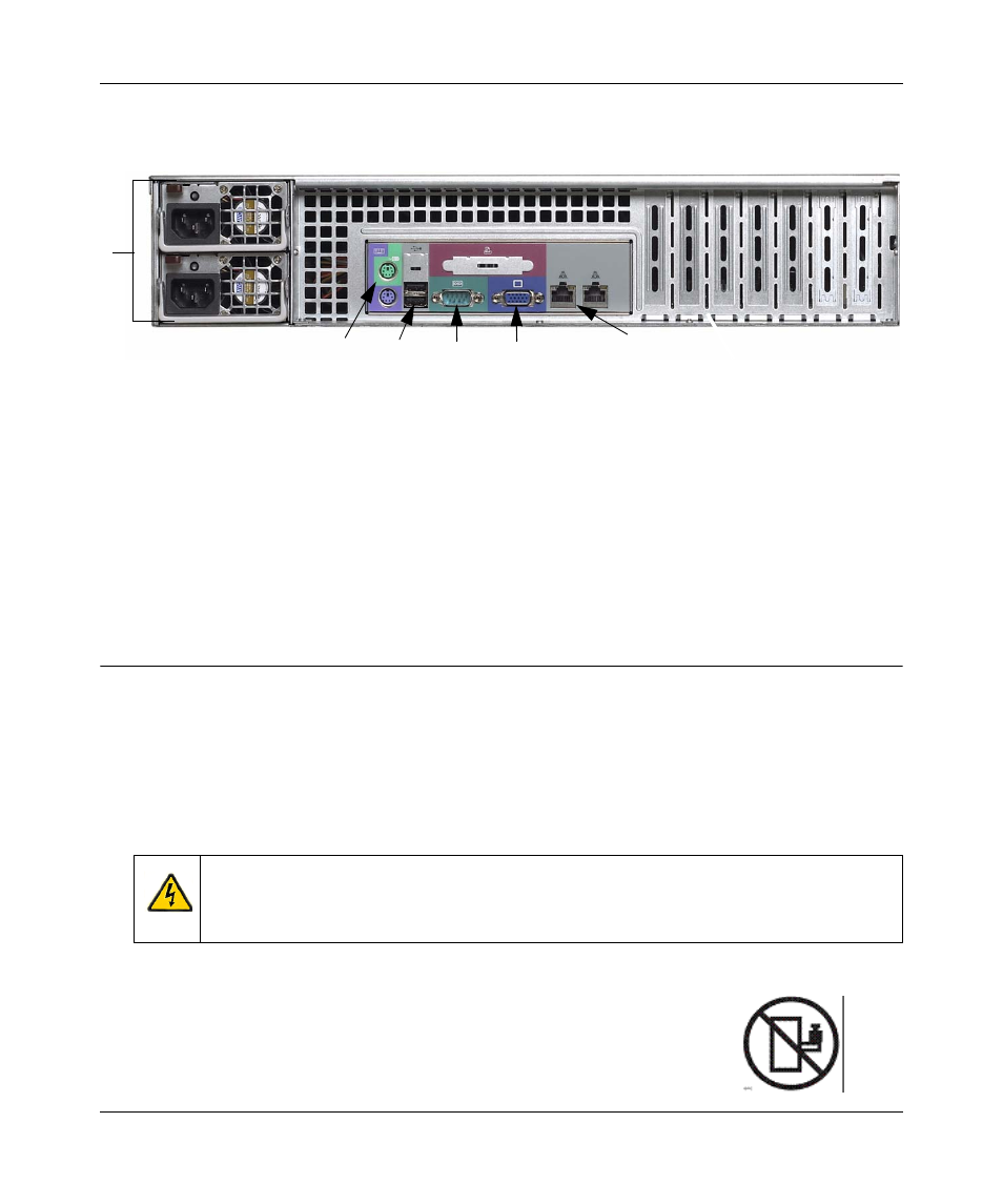 Rear panel, Safety warning, Rear panel -3 | Safety warning -3 | NETGEAR ReadyNAS 3200 User Manual | Page 11 / 40