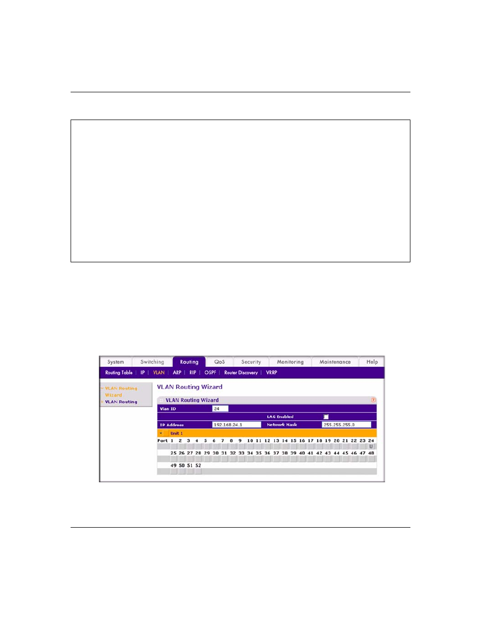 Web interface procedure | NETGEAR 7000 Series Managed Switch User Manual | Page 102 / 220