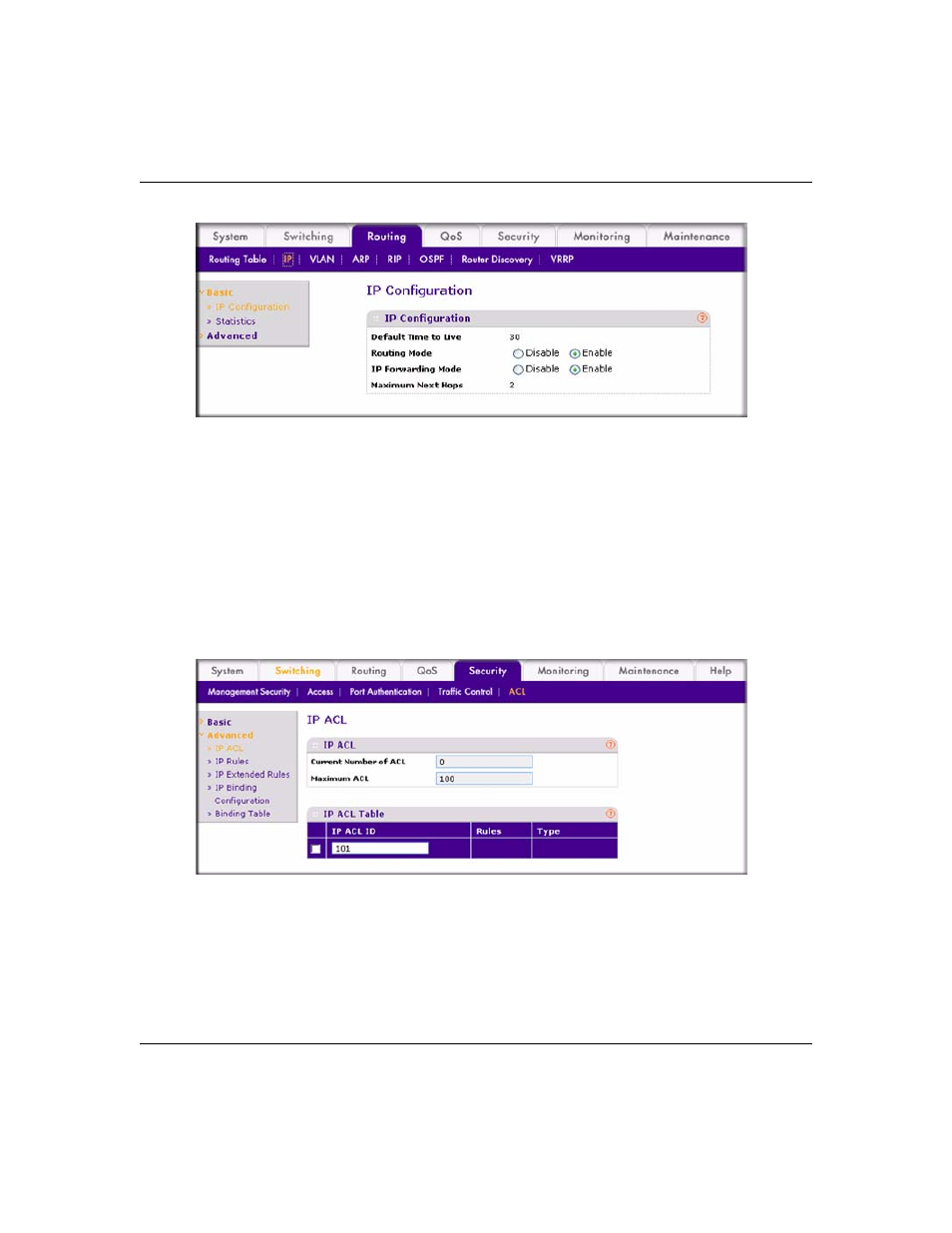 NETGEAR 7000 Series Managed Switch User Manual | Page 105 / 220