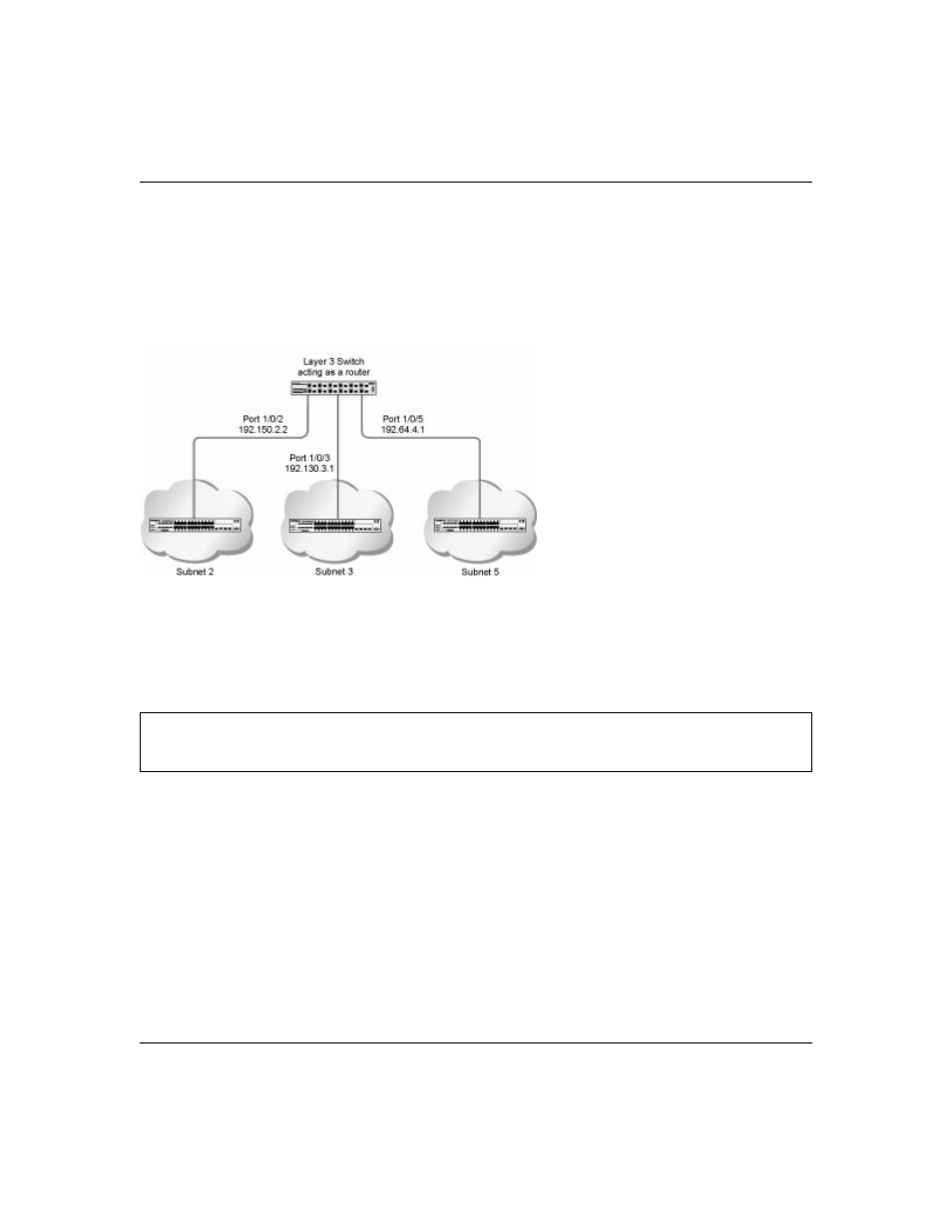 Cli examples, Example #1: enable routing for the switch | NETGEAR 7000 Series Managed Switch User Manual | Page 63 / 220