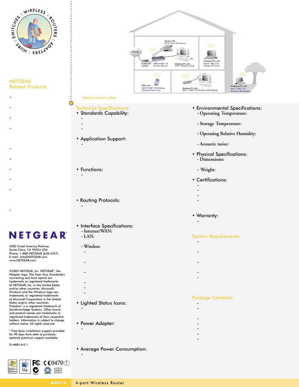 NETGEAR MR814 User Manual | Page 2 / 2