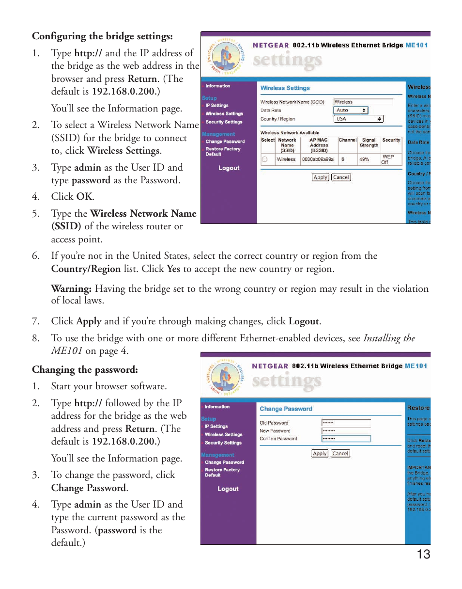 NETGEAR ME101 User Manual | Page 15 / 25