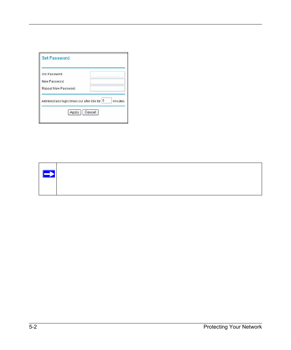 Changing the administrator login timeout, Changing the administrator login timeout -2 | NETGEAR DG834GV v2 User Manual | Page 44 / 106