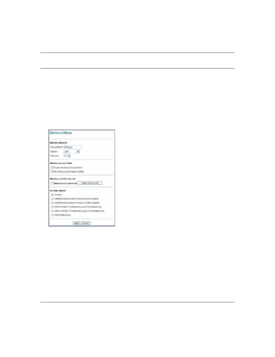 Viewing or changing wireless settings, Viewing or changing wireless settings -4, Viewing or | NETGEAR CG814WG V3 User Manual | Page 22 / 64