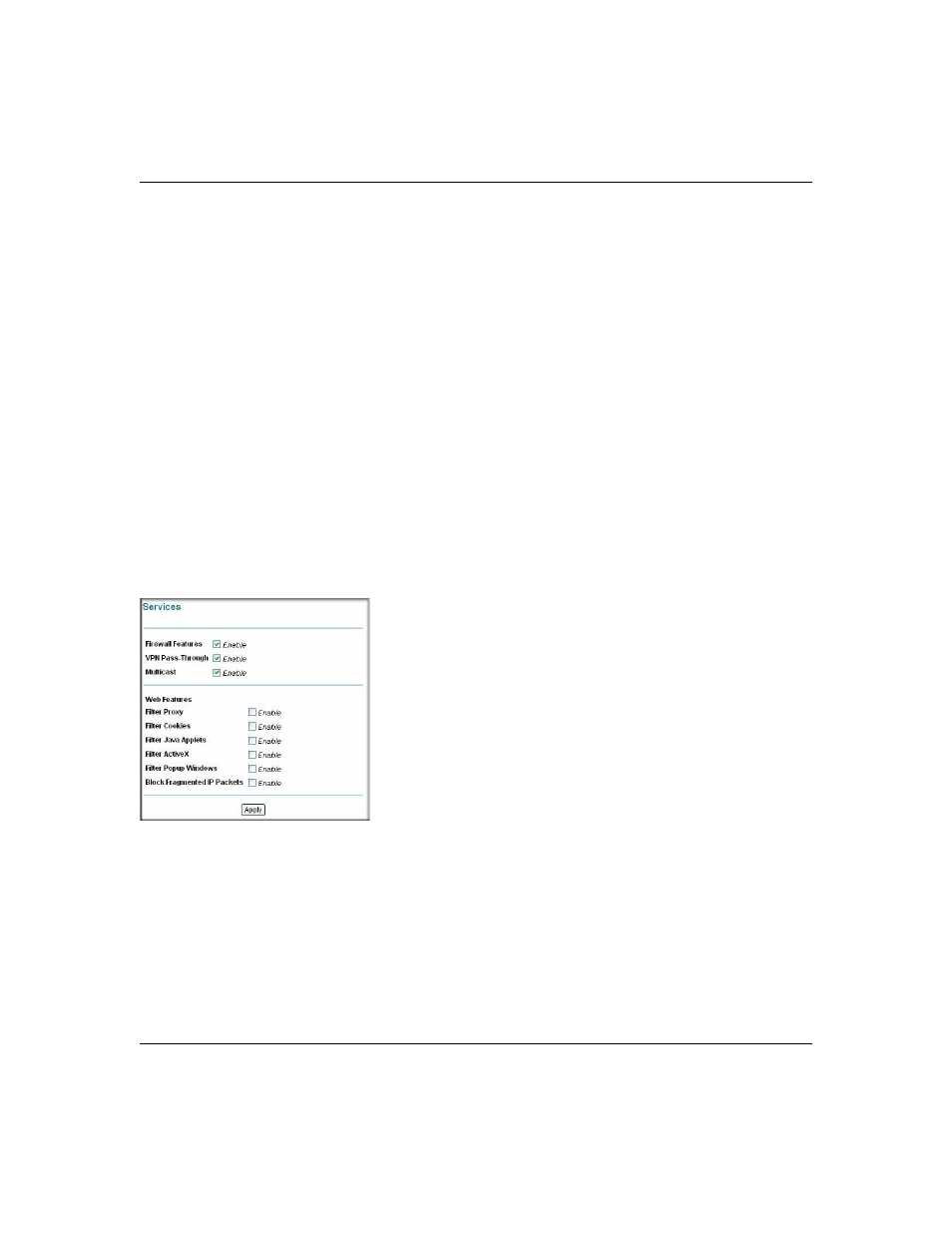 Services, Services -4 | NETGEAR CG814WG V3 User Manual | Page 34 / 64