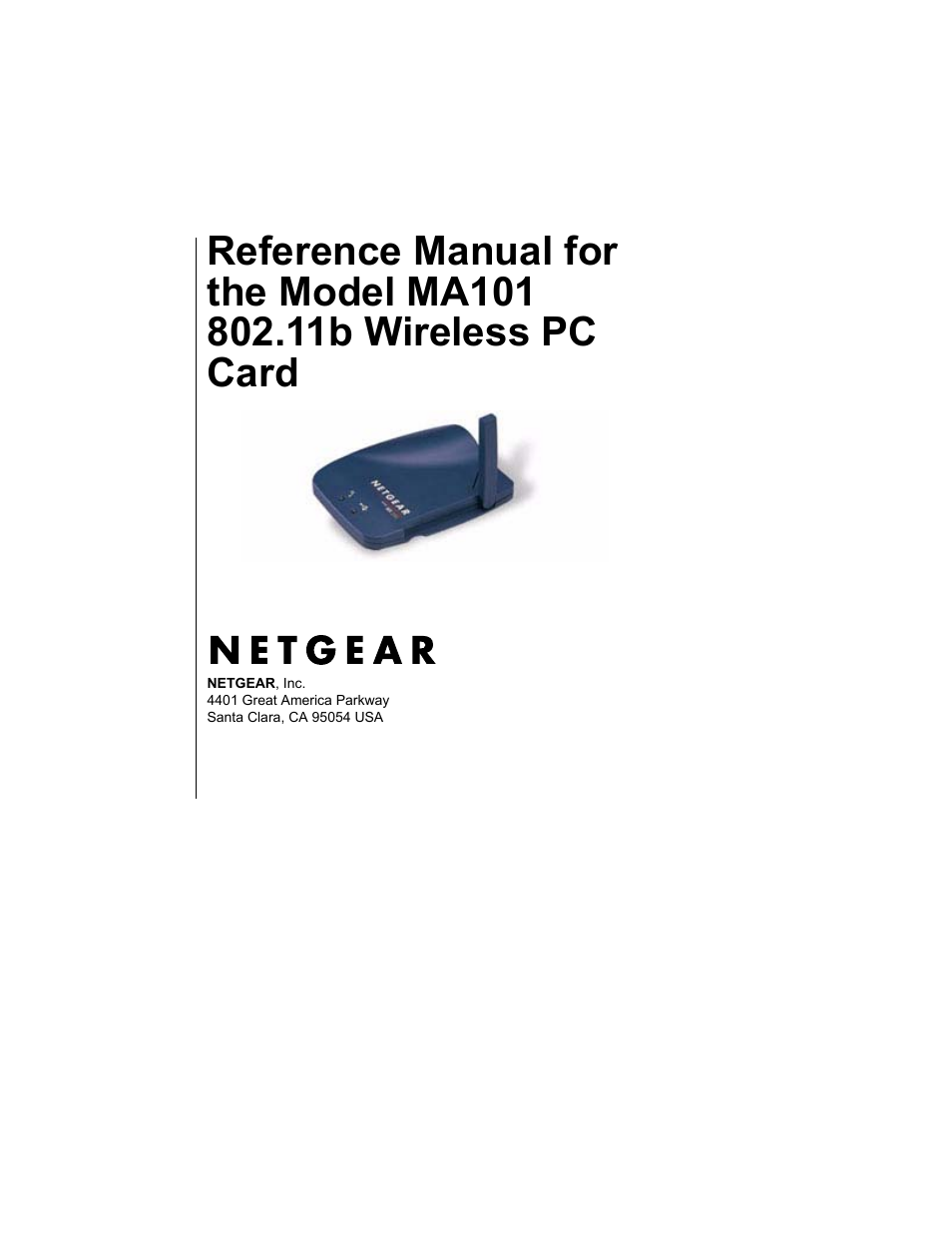 NETGEAR MA101 User Manual | 67 pages