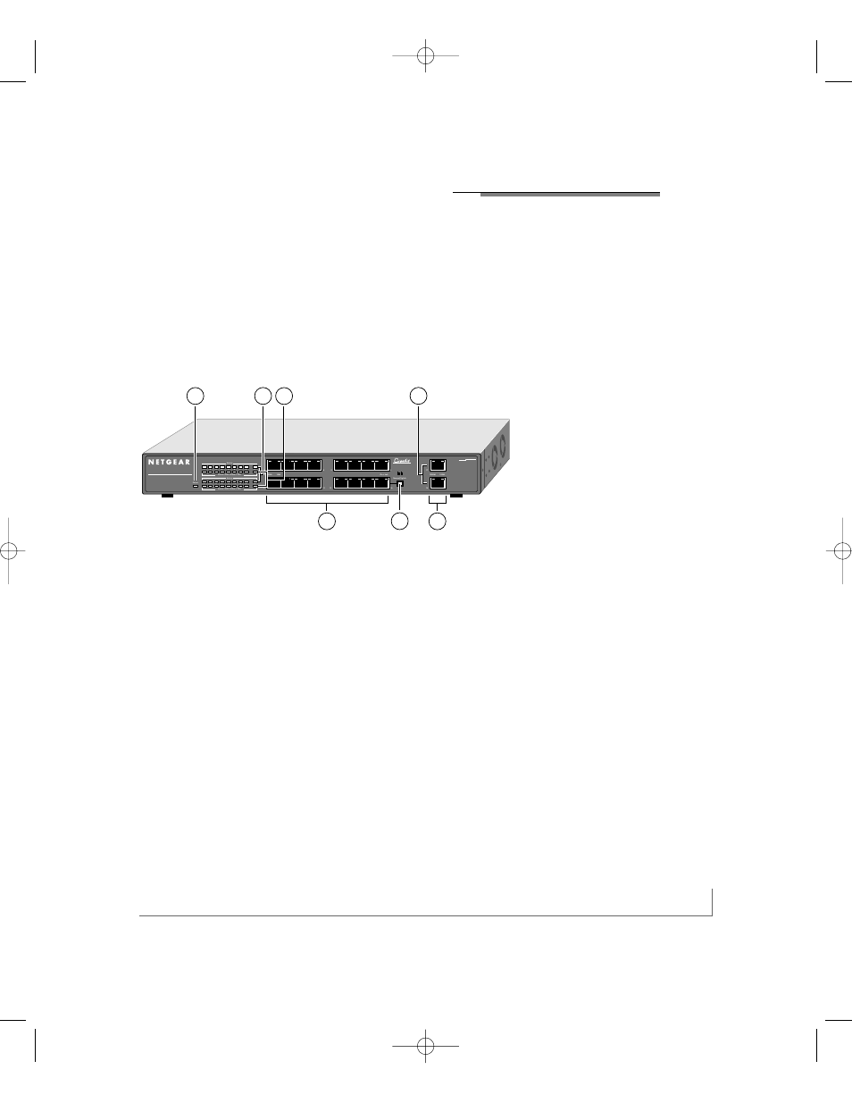 Chapter 2: physical description, Physical description 2-1 | NETGEAR FS518T User Manual | Page 14 / 45