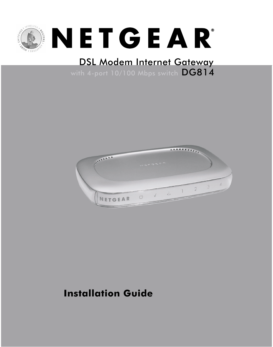NETGEAR DG814 User Manual | 16 pages