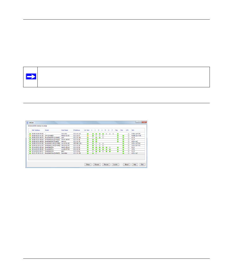 Default ip address, login name, and password, The raidar setup utility, Default ip address, login name, and password -8 | The raidar setup utility -8 | NETGEAR ReadyNAS Pro Business Edition User Manual | Page 20 / 120
