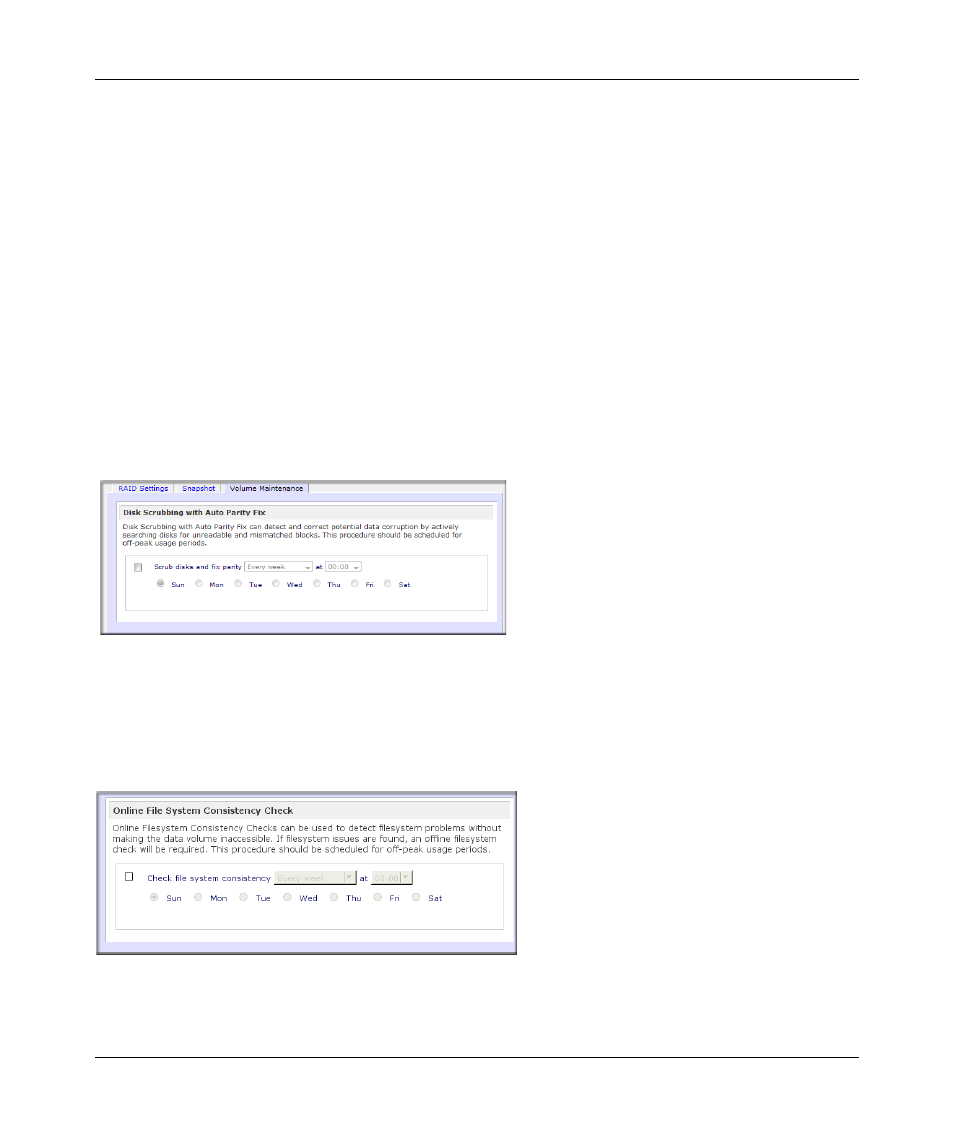 Volume maintenance, Volume maintenance -19 | NETGEAR ReadyNAS Pro Business Edition User Manual | Page 41 / 120