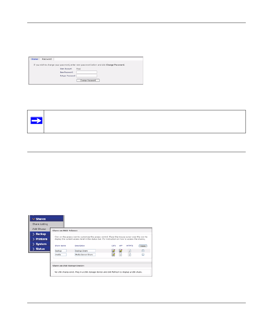 Managing your shares, Managing your shares -10 | NETGEAR ReadyNAS Pro Business Edition User Manual | Page 64 / 120