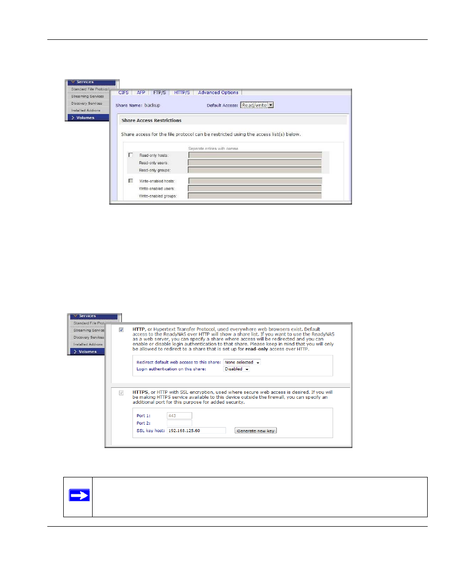 Remote http access, Remote http access -22 | NETGEAR ReadyNAS Pro Business Edition User Manual | Page 76 / 120