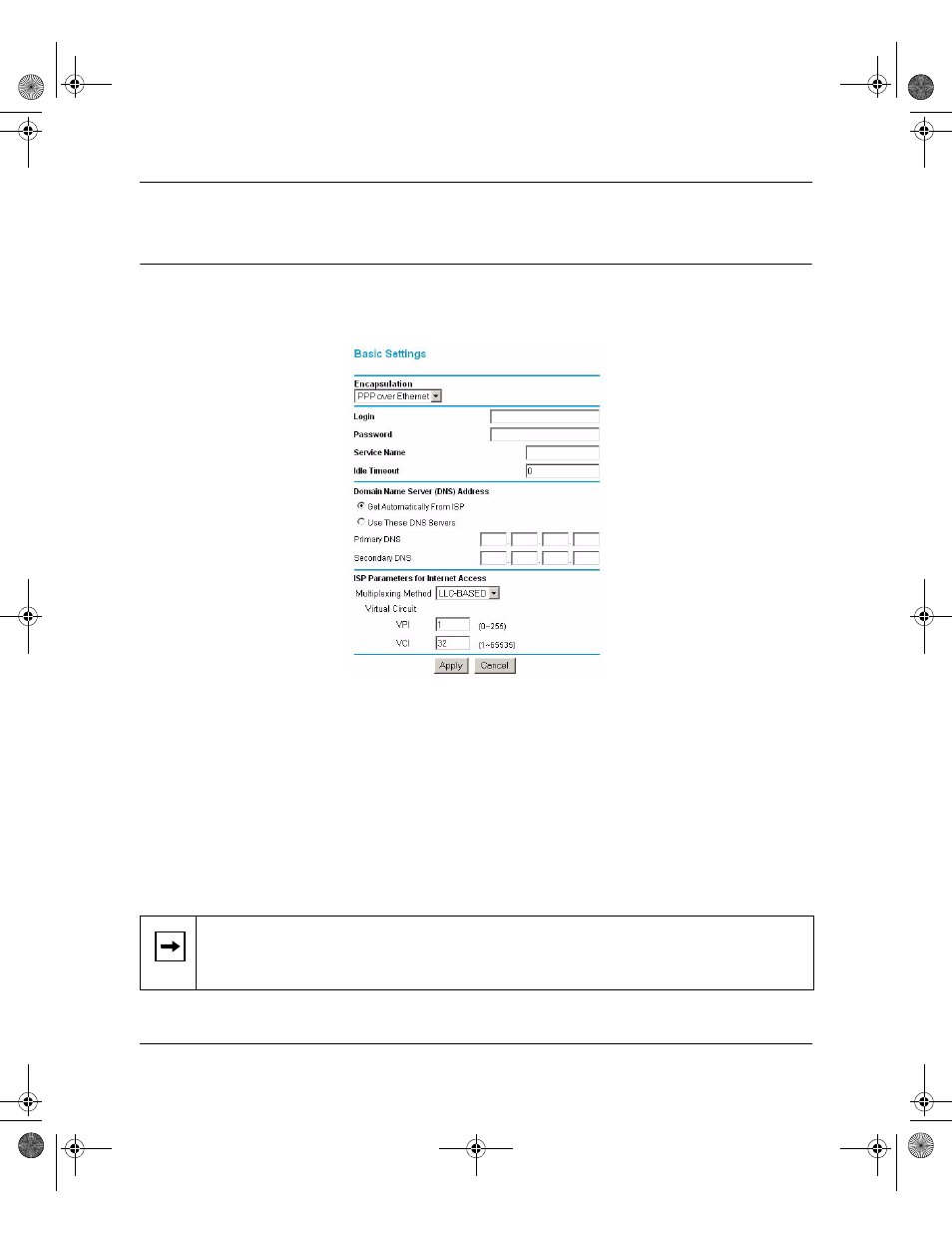 Configuring the modem in router device mode, For an isp account with pppoe or pppoa login -3 | NETGEAR DM602 User Manual | Page 37 / 66
