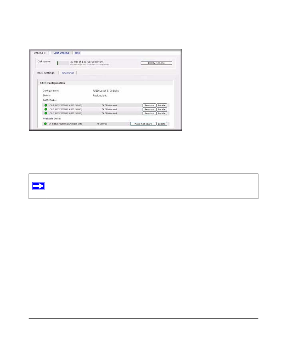 Volume management for x-raid2, Volume management for x-raid2 -17 | NETGEAR ReadyNAS 2100 User Manual | Page 35 / 126