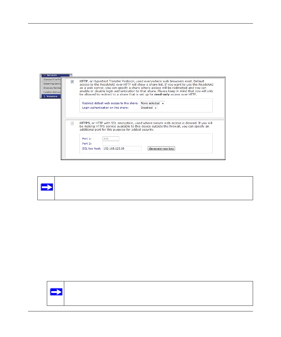 Remote http access, Remote http access -25 | NETGEAR ReadyNAS 2100 User Manual | Page 73 / 126