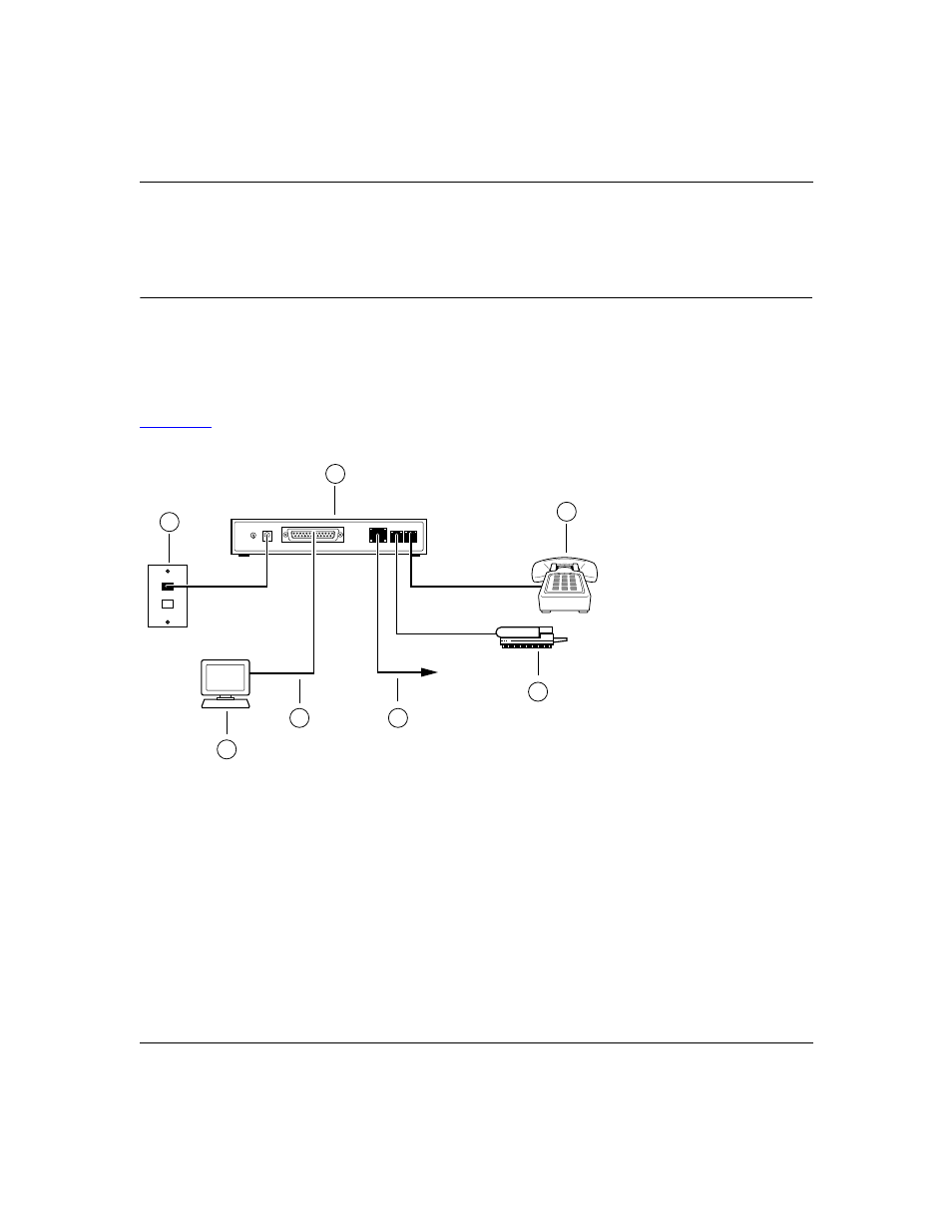 Installing the modem, Installing the modem -2, Figure 2-1 | Model xm128 modem connections -2 | NETGEAR XM128 ISDN User Manual | Page 30 / 156