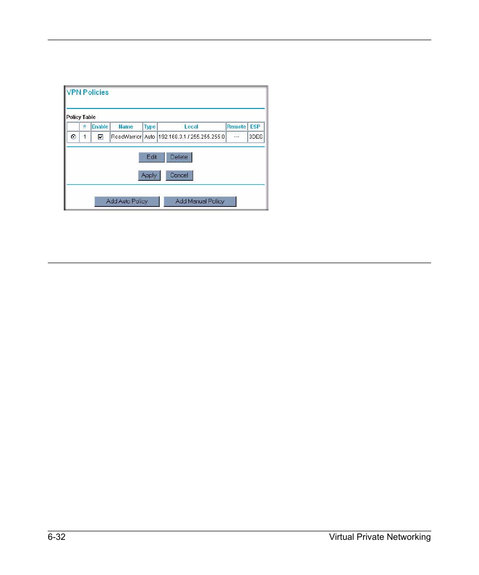 Setting up vpn tunnels in special circumstances, Using auto policy to configure vpn tunnels, Using auto policy to configure vpn tunnels -32 | Provides, Using auto policy to, Mmended parameters, refer to, Setting up vpn | NETGEAR 54 Mbps Wireless ADSL Firewall DG834G User Manual | Page 126 / 176