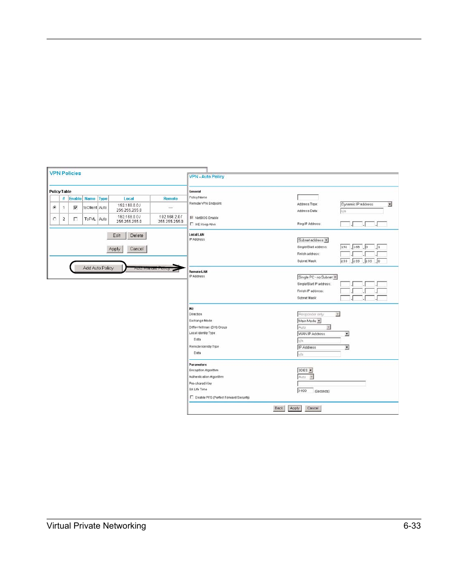 NETGEAR 54 Mbps Wireless ADSL Firewall DG834G User Manual | Page 127 / 176