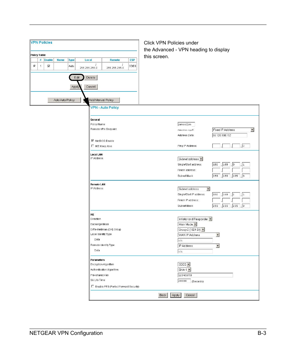 NETGEAR 54 Mbps Wireless ADSL Firewall DG834G User Manual | Page 153 / 176