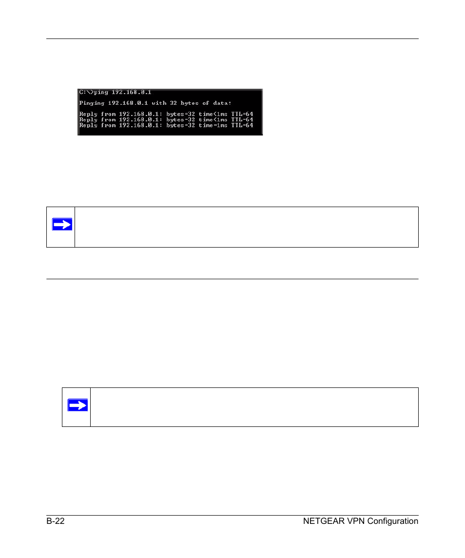 Monitoring the vpn tunnel (telecommuter example) | NETGEAR 54 Mbps Wireless ADSL Firewall DG834G User Manual | Page 172 / 176